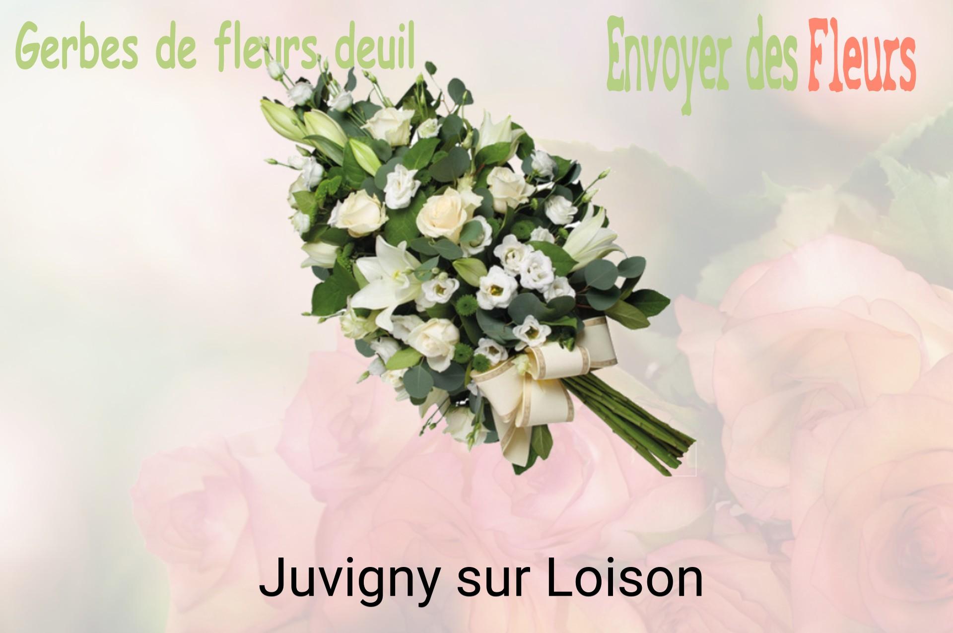 Gerbe de fleurs de deuil livrée à Juvigny-sur-Loison